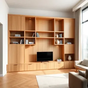 Meblościanka na wymiar do salonu