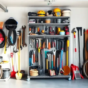 Metalowy Organizer do garażu