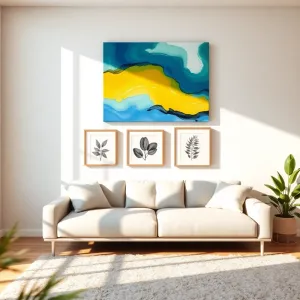 Modne obrazy na ścianę do salonu