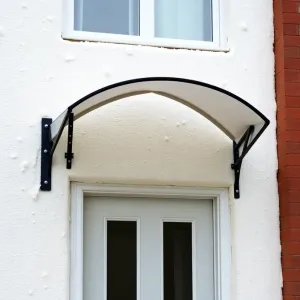 Montaż daszku nad drzwiami na styropianie cena