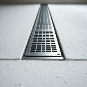 Montaż odpływu liniowego na styropianie