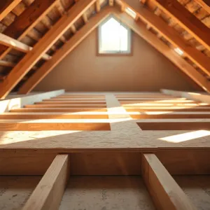 Montaż płyt OSB na jętkach