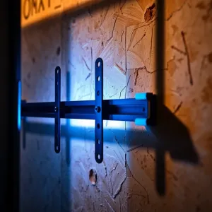 Montaż telewizora na płycie OSB