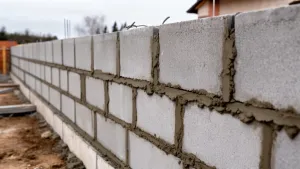 Murowanie bloczków betonowych