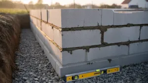 murowanie bloczków fundamentowych