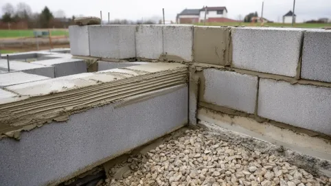 murowanie z bloczków betonowych