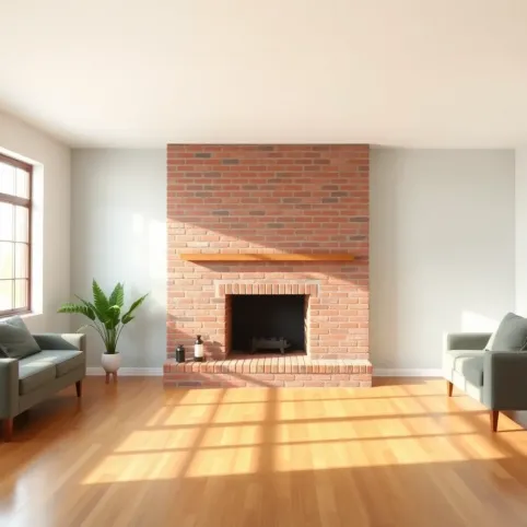 Na jaki kolor pomalować kominek w salonie