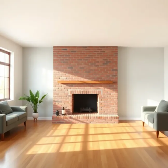 Na jaki kolor pomalować kominek w salonie