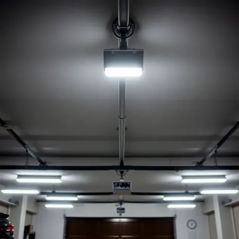 Na jakiej wysokości lampy w garażu