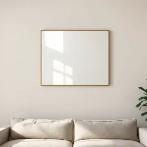 Na jakiej wysokości powiesić lustro w salonie