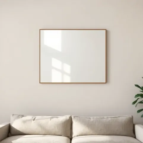 Na jakiej wysokości powiesić lustro w salonie