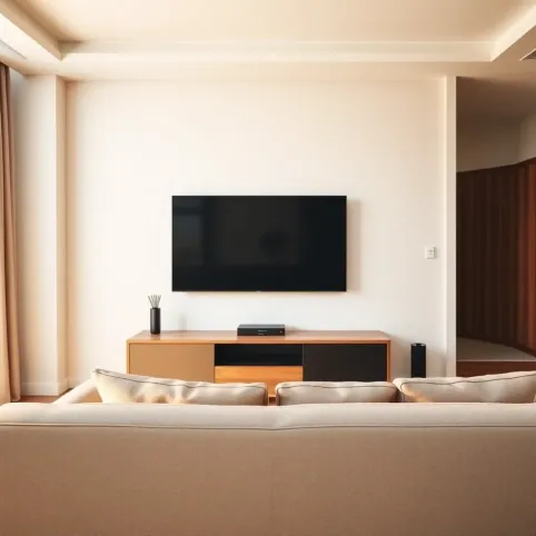 Na jakiej wysokości telewizor w salonie