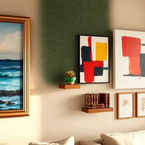 Na ścianę w salonie