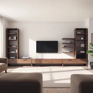 Nowoczesna meblościanka do salonu