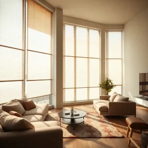 Nowoczesne aranżacje okien w salonie