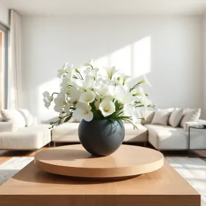 Nowoczesne kompozycje kwiatowe do salonu