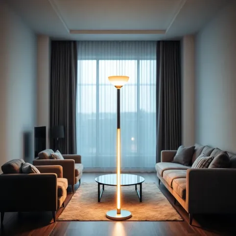 Nowoczesne lampy stojące do salonu