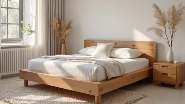 Nowoczesne łóżka do sypialni drewniane