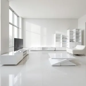 Nowoczesne meble do salonu na wysoki połysk