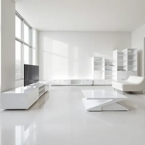 Nowoczesne meble do salonu na wysoki połysk