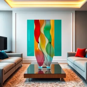 Nowoczesne obrazy na szkle do salonu