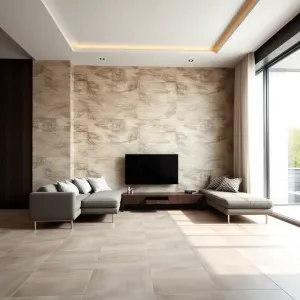 Nowoczesne płytki do salonu na ścianę