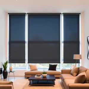 Nowoczesne rolety do salonu