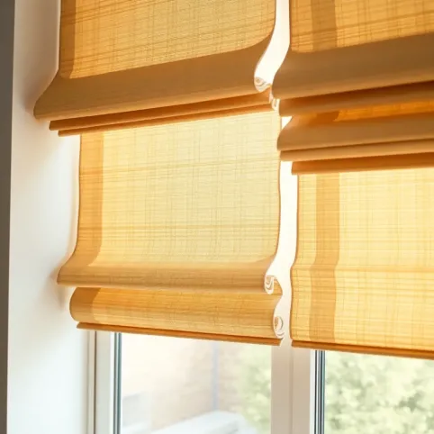 Nowoczesne rolety rzymskie do salonu