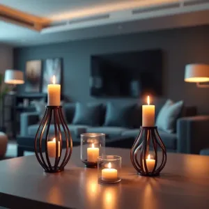 Nowoczesne świeczniki do salonu