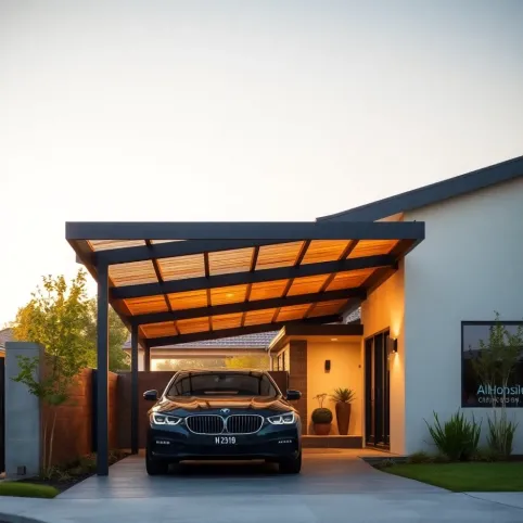 Nowoczesne wiaty garażowe