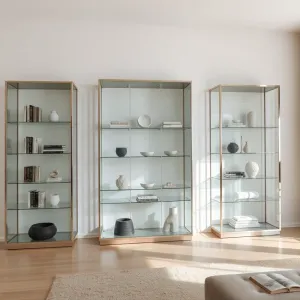 Nowoczesne witryny szklane do salonu