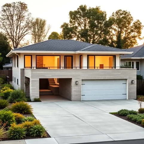 Nowoczesny dom parterowy z garażem