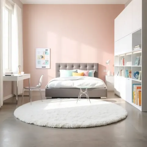 Nowoczesny pokój dla dziewczynki