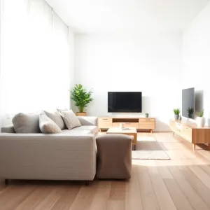 Nowoczesny skandynawski salon