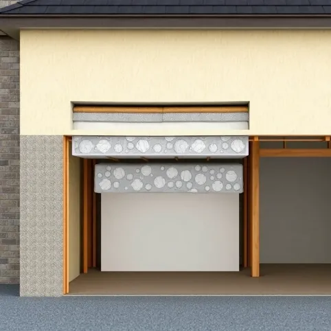 Ocieplenie garażu w bryle budynku