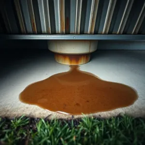 Od dołu przecieka garaż blaszany co zrobić