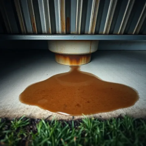 Od dołu przecieka garaż blaszany co zrobić