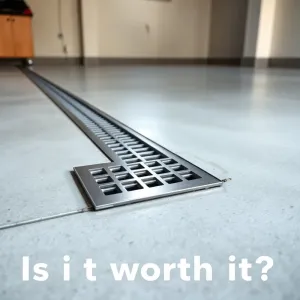 Odpływ liniowy w garażu czy warto