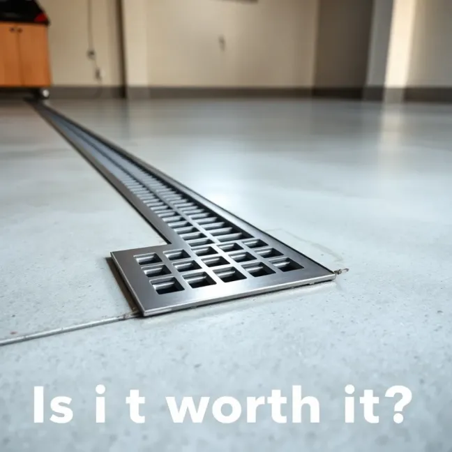 Odpływ liniowy w garażu czy warto