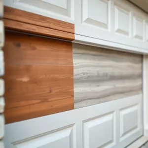 Oklejanie bram garażowych cena