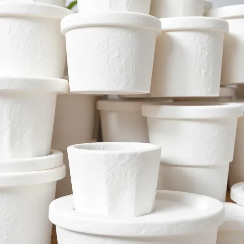 Osłony styropianowe na doniczki