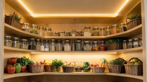 oświetlenie spiżarni