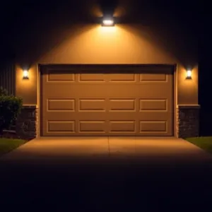 Oświetlenie wjazdu do garażu z czujnikiem ruchu