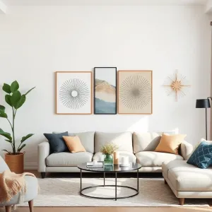 Ozdoby na ścianę do salonu nowoczesne