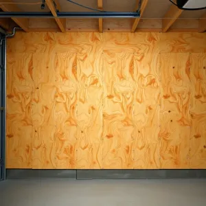 Płyta OSB na ścianę w garażu