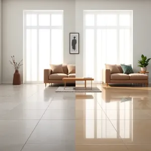 Płytki do salonu  matowe czy z połyskiem