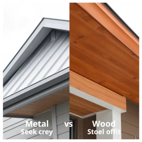 Podbitka z blachy czy drewna