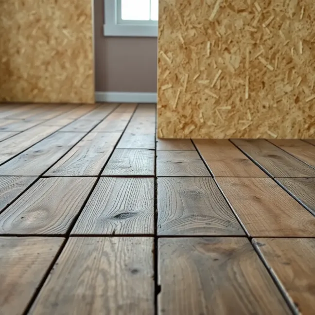 Podłoga Z Osb Na Starych Deskach