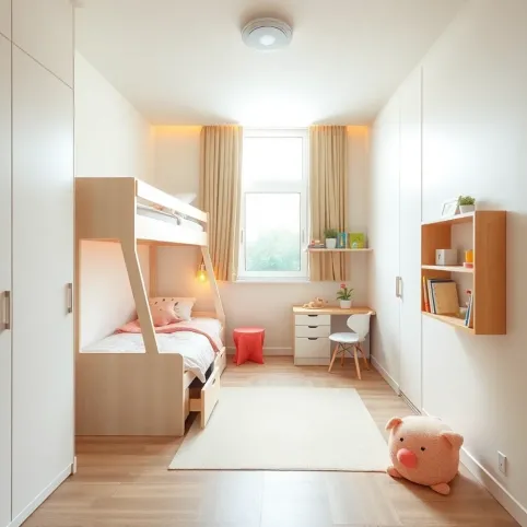 Pokój 12m2 dla dwójki dzieci