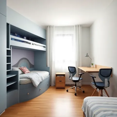 Pokój 6m2 dla dwójki dzieci